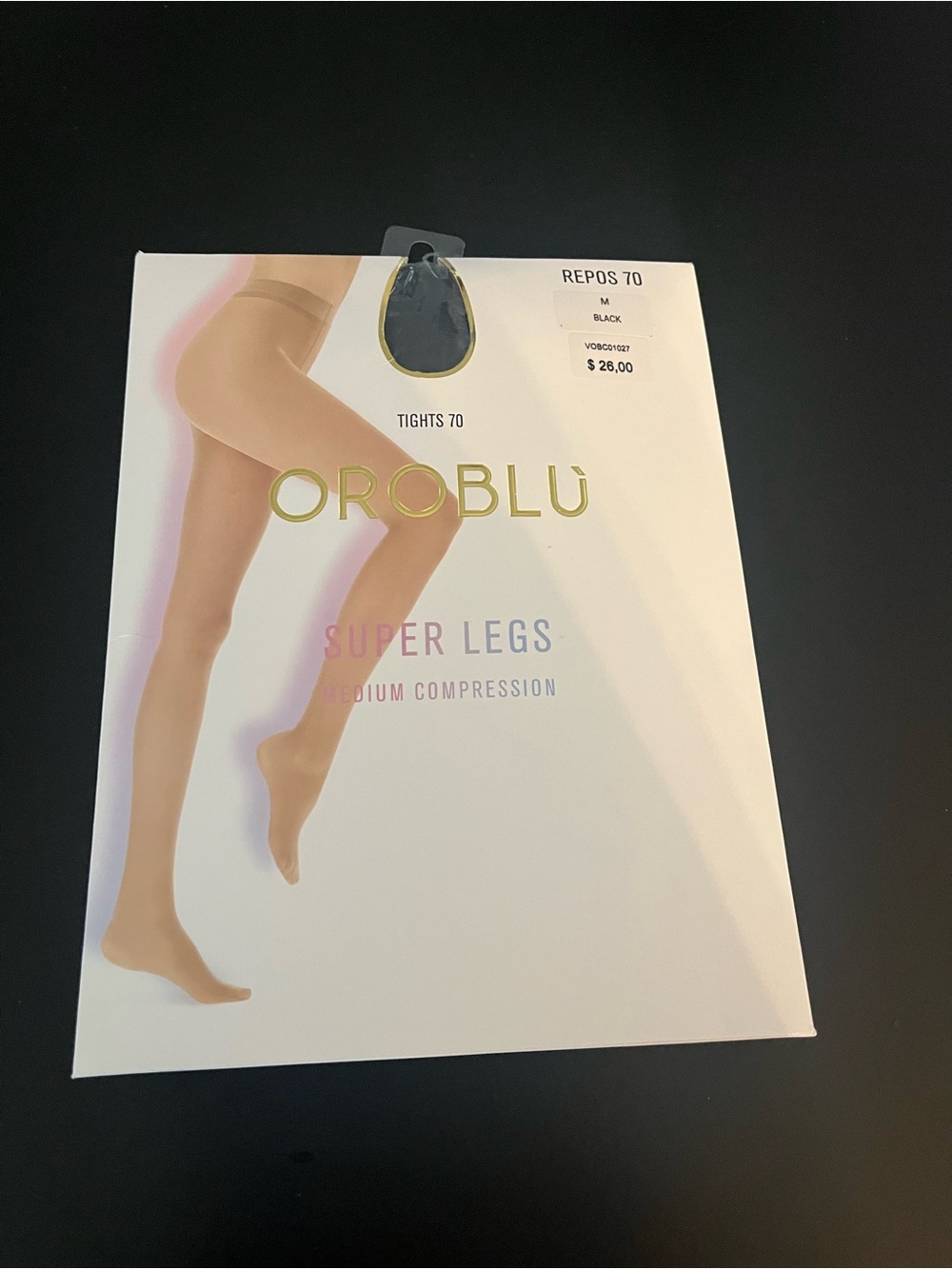 Oroblu Super Legs Tights 70 - Black Medium
Medium Compression